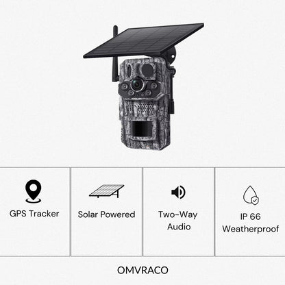 TrailView 4G Solar Security Camera/2K QHD Video