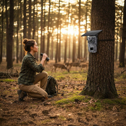 TrailView 4G Solar Security Camera/2K QHD Video